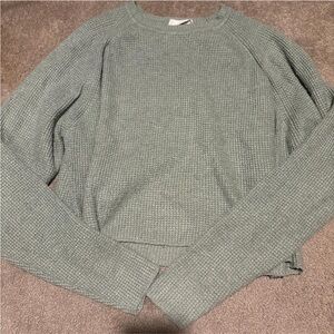 Double Zero Textured Sage Sweater